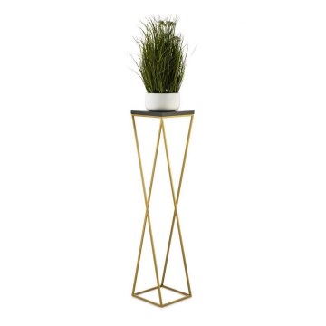 Kukkateline LOFT 100x24 cm kulta/musta