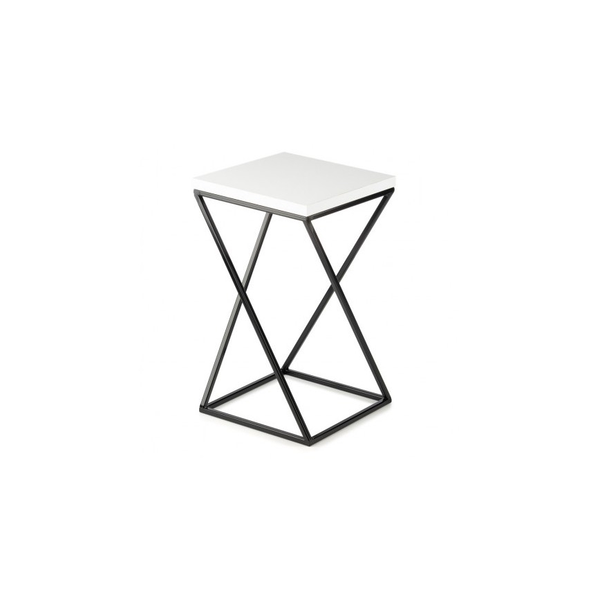 Kukkateline LOFT 40x24 cm musta/valkoinen