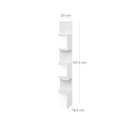 Kulmahylly SNAKE valkoinen