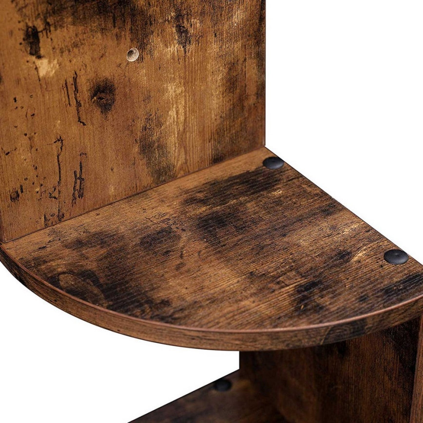 Kulmaseinähylly SNAKE, ruskea