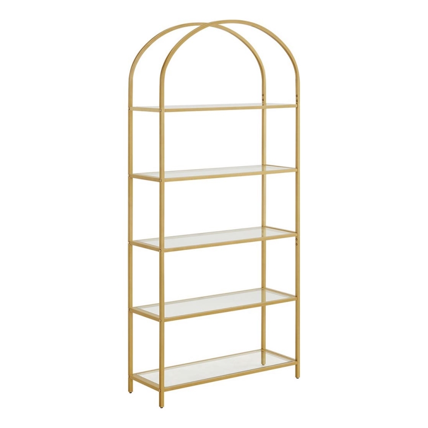 Kultainen GLASY-kirjahylly