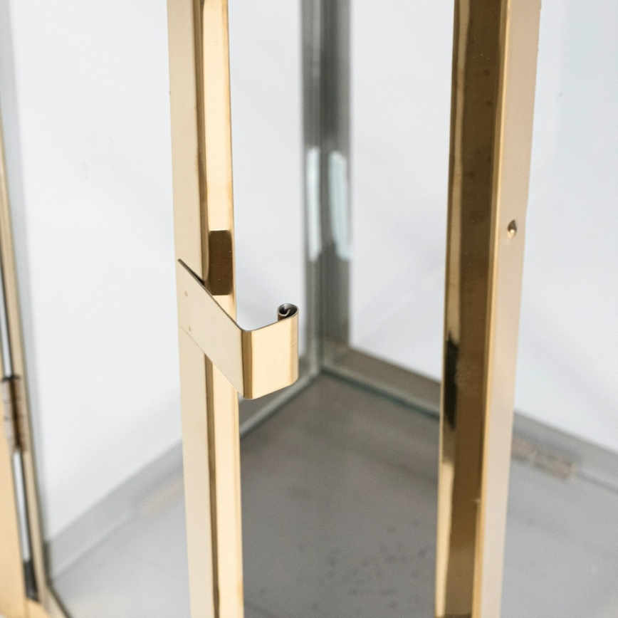 Kultainen koristelyhty 63 cm