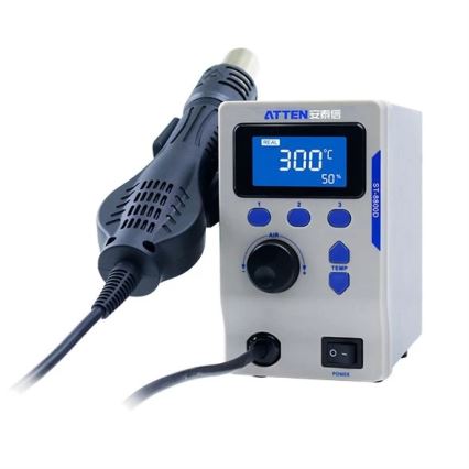 Kuumailmatyöasema LCD-näytöllä 800W/230V
