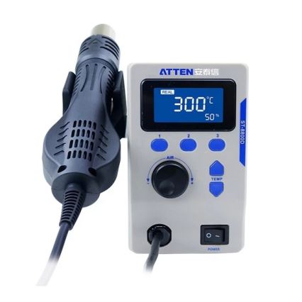 Kuumailmatyöasema LCD-näytöllä 800W/230V
