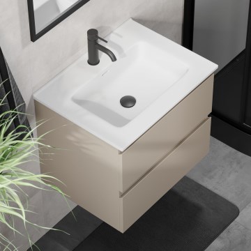 Kylpyhuoneen allaskaappi KENWOOD 61x52x47 cm Marakesh/valkoinen
