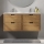 Kylpyhuoneen allaskaappi pesualtaalla GRIBSKOV 120 cm beige/tammi/valkoinen