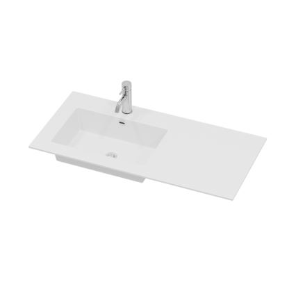 Kylpyhuoneen kaappi pesualtaalla HELSINKI 95 cm vasen/musta