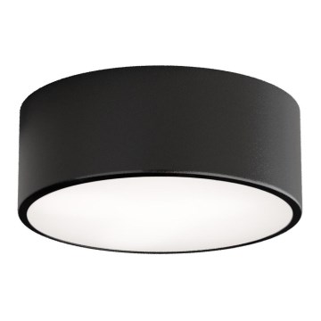 Kylpyhuoneen kattovalaisin anturilla CLEO 1xE27/24W/230V Ø 20 cm IP54 musta