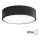 Kylpyhuoneen kattovalaisin anturilla CLEO 2xE27/24W/230V, halkaisija 30 cm, musta, IP54