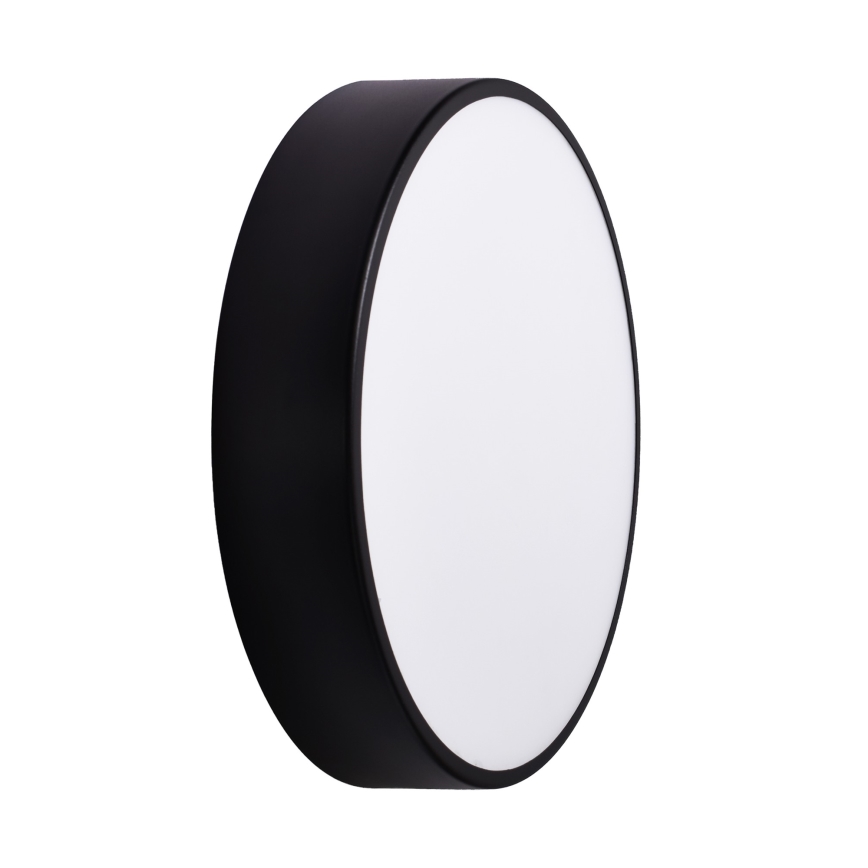 Kylpyhuoneen kattovalaisin CLEO 3xE27/24W/230V d. 40 cm musta IP54