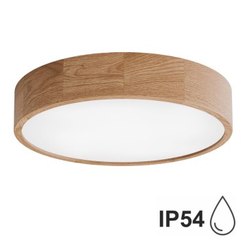 Kylpyhuoneen kattovalaisin CLEO 4xE27/24W/230V IP54 halk. 47,5 cm tammi