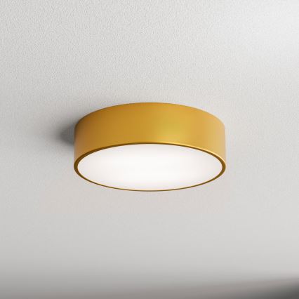 Kylpyhuoneen kattovalaisin CLEO anturilla 2xE27/24W/230V, halkaisija 30 cm, kultainen, IP54