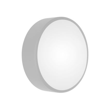 Kylpyhuoneen kattovalaisin CLEO sensorilla, 3 x E27, 24 W, 230 V, Ø 40 cm, harmaa, IP54