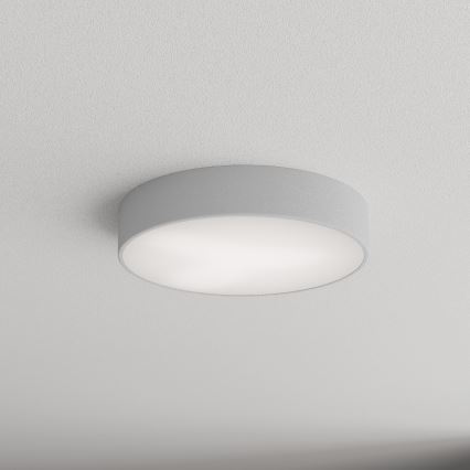 Kylpyhuoneen kattovalaisin CLEO sensorilla, 3 x E27, 24 W, 230 V, Ø 40 cm, harmaa, IP54
