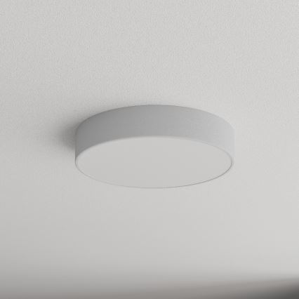 Kylpyhuoneen kattovalaisin CLEO sensorilla, 3 x E27, 24 W, 230 V, Ø 40 cm, harmaa, IP54