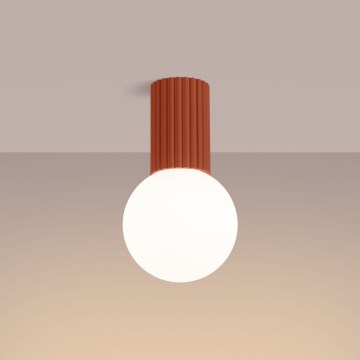 Kylpyhuoneen kattovalaisin HALO 1xG9/8W/230V halkaisija 12 cm IP44 oranssi