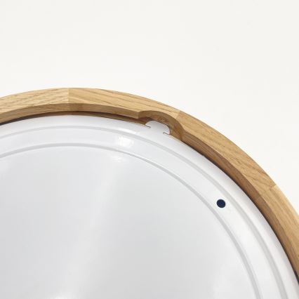 Kylpyhuoneen kattovalaisin OAK 2xE27/15W/230V IP54 tammi Ø 27 cm