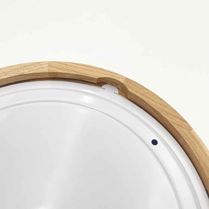 Kylpyhuoneen kattovalaisin OAK 2xE27/15W/230V IP54 tammi Ø 27 cm