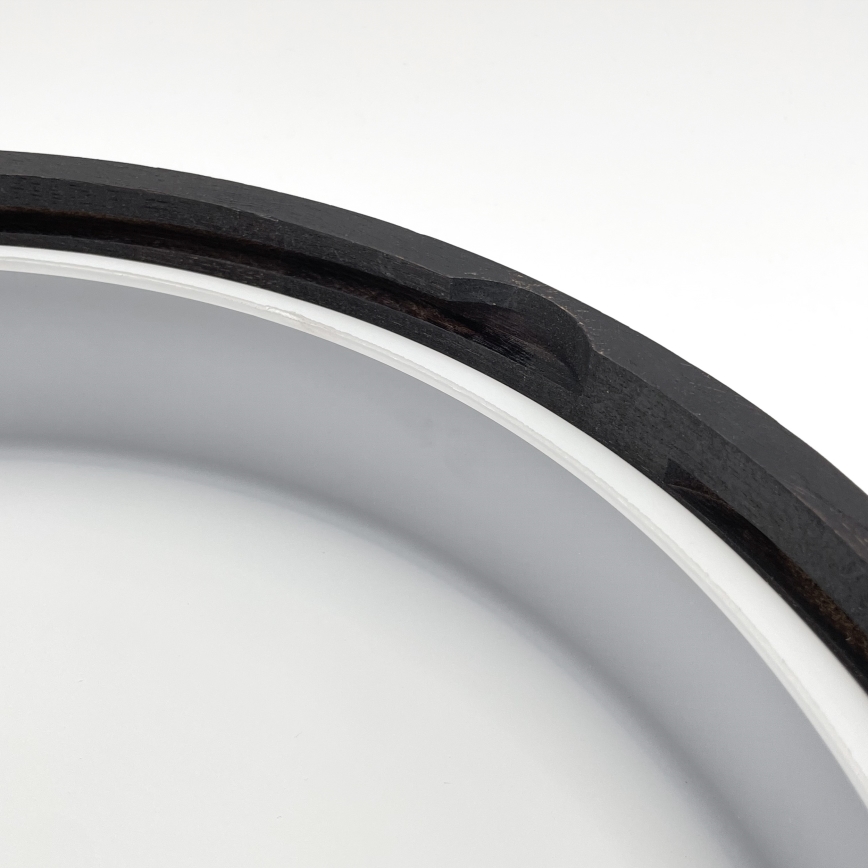 Kylpyhuoneen kattovalaisin OAK SMOKY 3xE27/15W/230V IP54 ? 37,5 cm tammi/ruskea