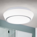Kylpyhuoneen kattovalaisin TENA 2xE27/60W/230V halkaisija 30 cm IP44 valkoinen