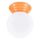 Kylpyhuoneen kattovalaisin ZORI 1xG9/8W/230V Ø 12 cm IP44 oranssi