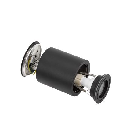 Kylpyhuoneen kohdevalaisin CHLOE 1xGU10/6W/230V IP65, pyöreä, musta