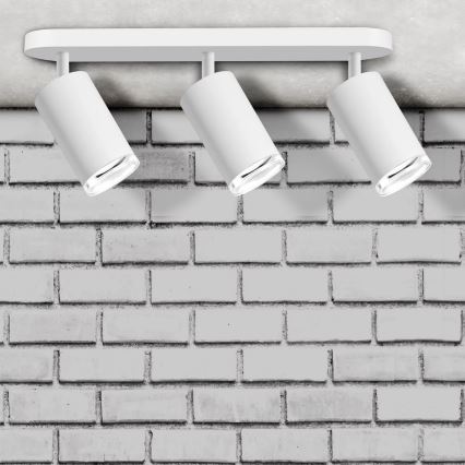 Kylpyhuoneen kohdevalo TURYN 3xGU10/10W/230V IP44 valkoinen