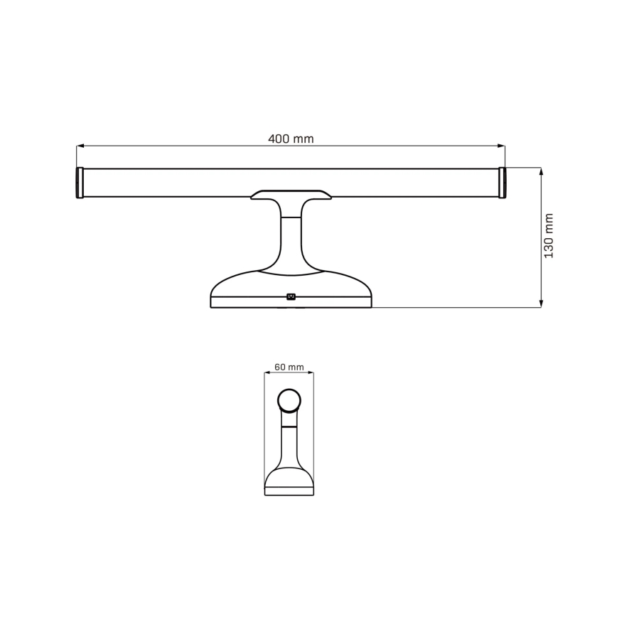 Kylpyhuoneen LED-peilivalo ARMONA LED/6W/230V 4000K 40 cm IP44 kiiltävä kromi