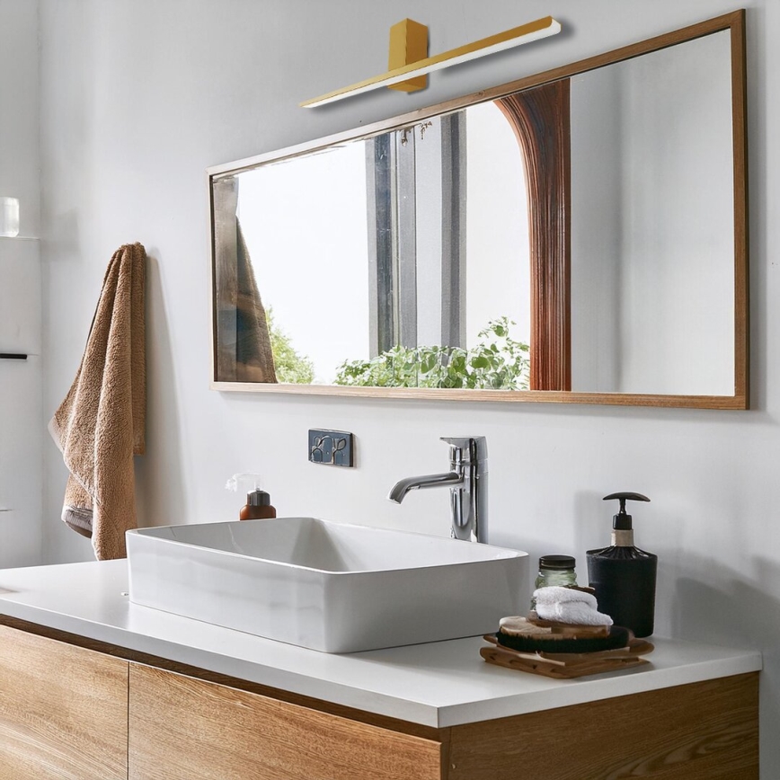 Kylpyhuoneen LED-peilivalo ARTEMIS LED/13,8W/230V 4000K 60 cm IP44 kulta