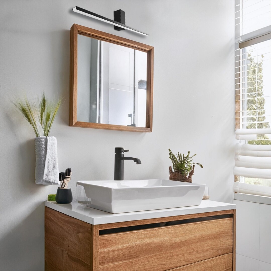 Kylpyhuoneen LED-peilivalo ARTEMIS LED/13,8W/230V 4000K 60 cm IP44 musta