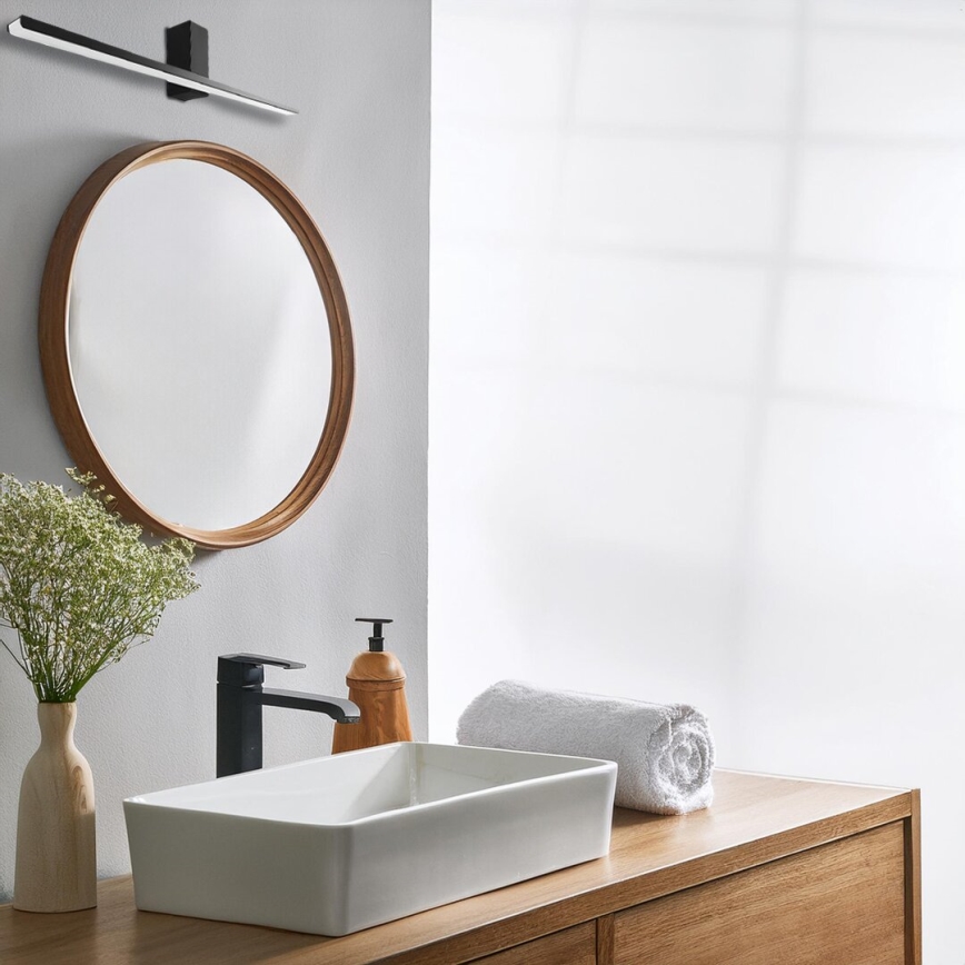 Kylpyhuoneen LED-peilivalo ARTEMIS LED/13,8W/230V 4000K 60 cm IP44 musta