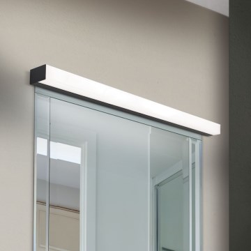 Kylpyhuoneen LED-peilivalo HORIZON LED/18W/230V 3000/4000K 90 cm IP44 musta