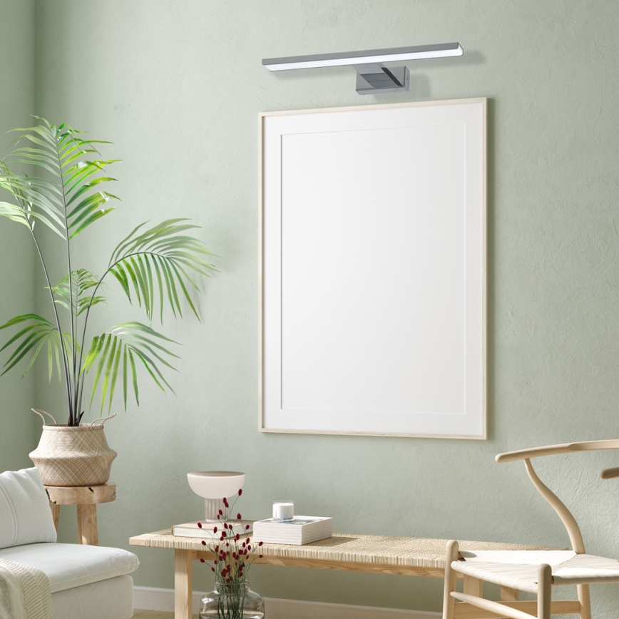 Kylpyhuoneen LED-seinävalaisin SHINE LED/7W/230V 30 cm IP44, kiiltävä kromi
