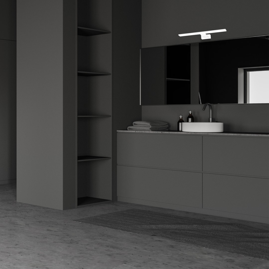 Kylpyhuoneen LED-seinävalaisin SHINE LED/7W/230V 30 cm IP44 valkoinen