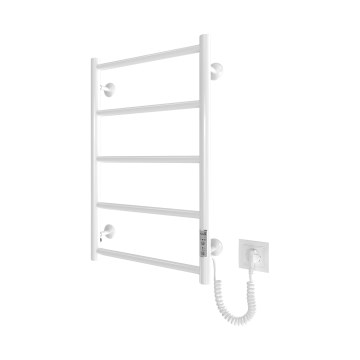 Kylpyhuoneen pyyhekuivain CLASSIC, 65 W/230 V, 66 x 42 cm, ruostumaton teräs/valkoinen, oikeapuoleinen