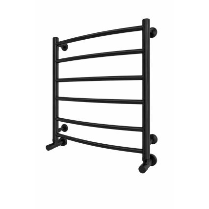 Kylpyhuoneen pyyhekuivain INOX CLASSIC 122W/230V 57x53 cm ruostumaton teräs/musta