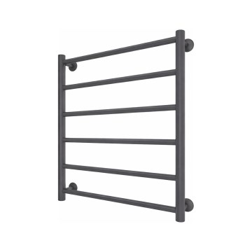 Kylpyhuoneen pyyhekuivain INOX FLAT 122W/230V 57x43 cm ruostumaton teräs/antrasiitti