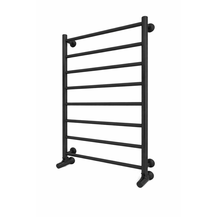 Kylpyhuoneen pyyhekuivain INOX FLAT 163W/230V 77x53 cm ruostumaton teräs/musta