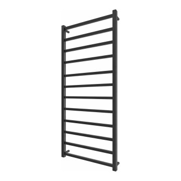 Kylpyhuoneen pyyhekuivain INOX TOKIO 233W/230V 117x53 cm ruostumaton teräs/musta