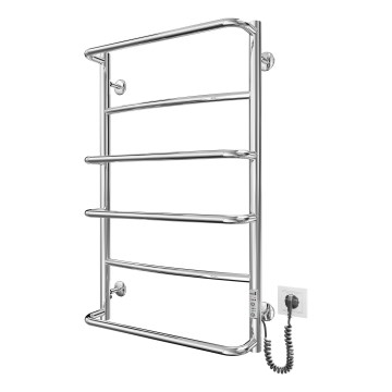 Kylpyhuoneen pyyhekuivain LUX 105W/230V 81x52 cm, ruostumaton teräs/kiiltävä kromi, oikeakätinen