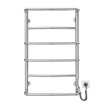 Kylpyhuoneen pyyhekuivain LUX 105W/230V 81x52 cm, ruostumaton teräs/kiiltävä kromi, oikeakätinen