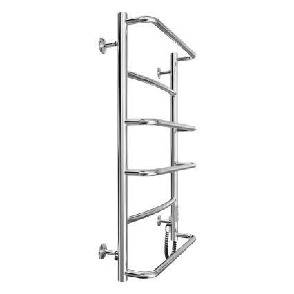 Kylpyhuoneen pyyhekuivain LUX 105W/230V 81x52 cm, ruostumaton teräs/kiiltävä kromi, oikeakätinen