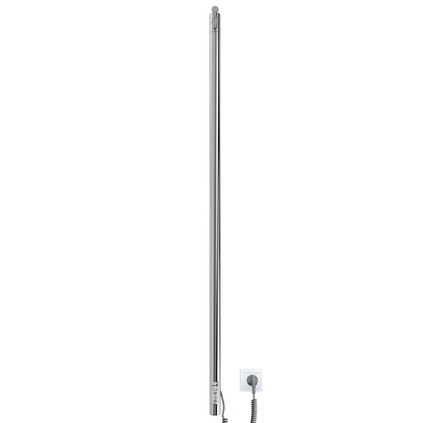 Kylpyhuoneen pyyhekuivain RAY 25W/230V 110 x 30 cm IP44 ruostumaton teräs/kiillotettu kromi