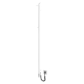 Kylpyhuoneen pyyhekuivain RAY 35W/230V 150x30 cm IP44 ruostumaton teräs/valkoinen