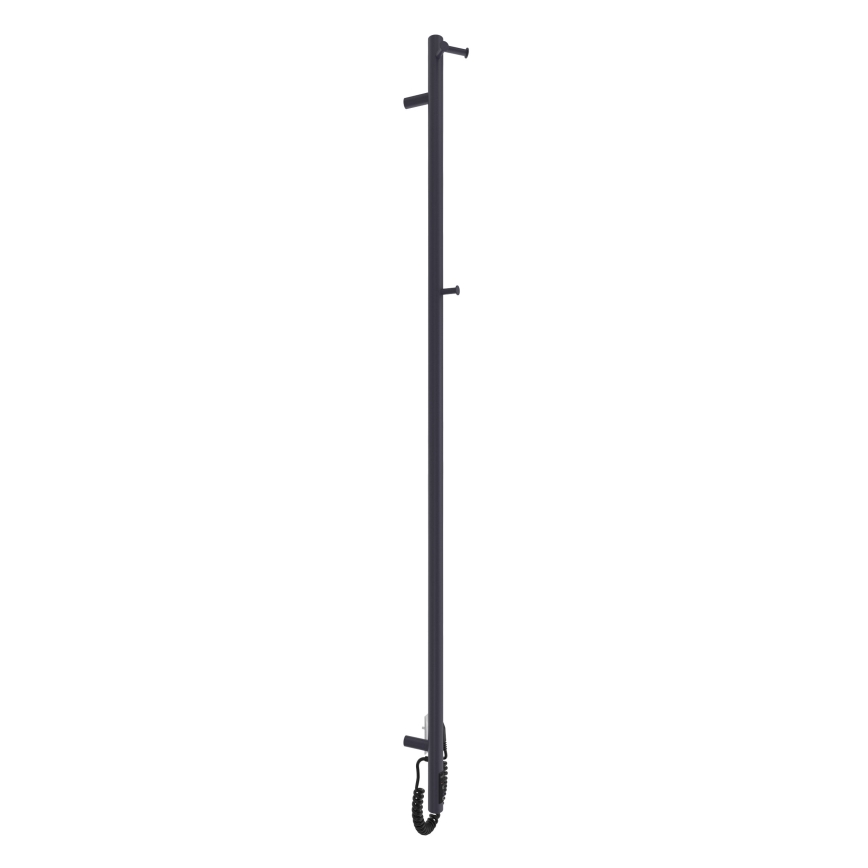 Kylpyhuoneen radiaattori RAY 35W/230V 150x30 cm IP44 ruostumaton teräs/antrasiitti