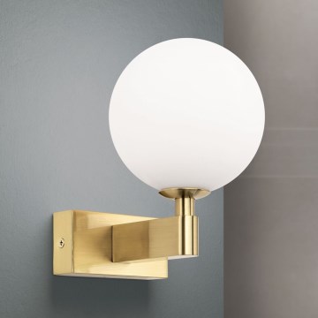 Kylpyhuoneen seinävalaisin MARA 1xG9/20W/230V IP44 kulta