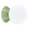 Kylpyhuoneen seinävalaisin ZORI 1xG9/8W/230V IP44 vihreä