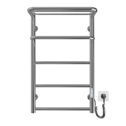 Kylpyhuoneen tikasmainen pyyhekuivain HOTEL 75W/230V 66x42 cm ruostumaton teräs/kromi oikeakätinen