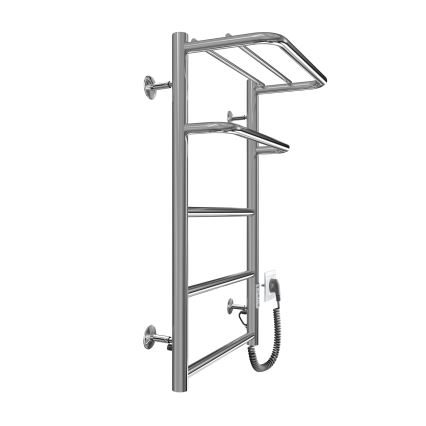 Kylpyhuoneen tikasmainen pyyhekuivain HOTEL 75W/230V 66x42 cm ruostumaton teräs/kromi oikeakätinen