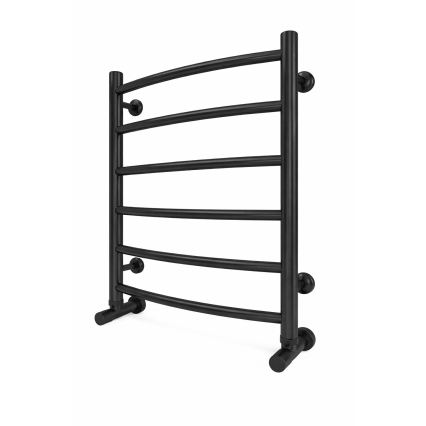 Kylpyhuoneen tikasmainen pyyhekuivain INOX CLASSIC 120W/230V 57x43 cm ruostumaton teräs/musta